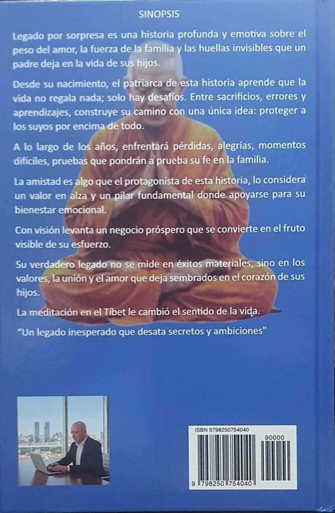 Legado por sorpresa contraportada
